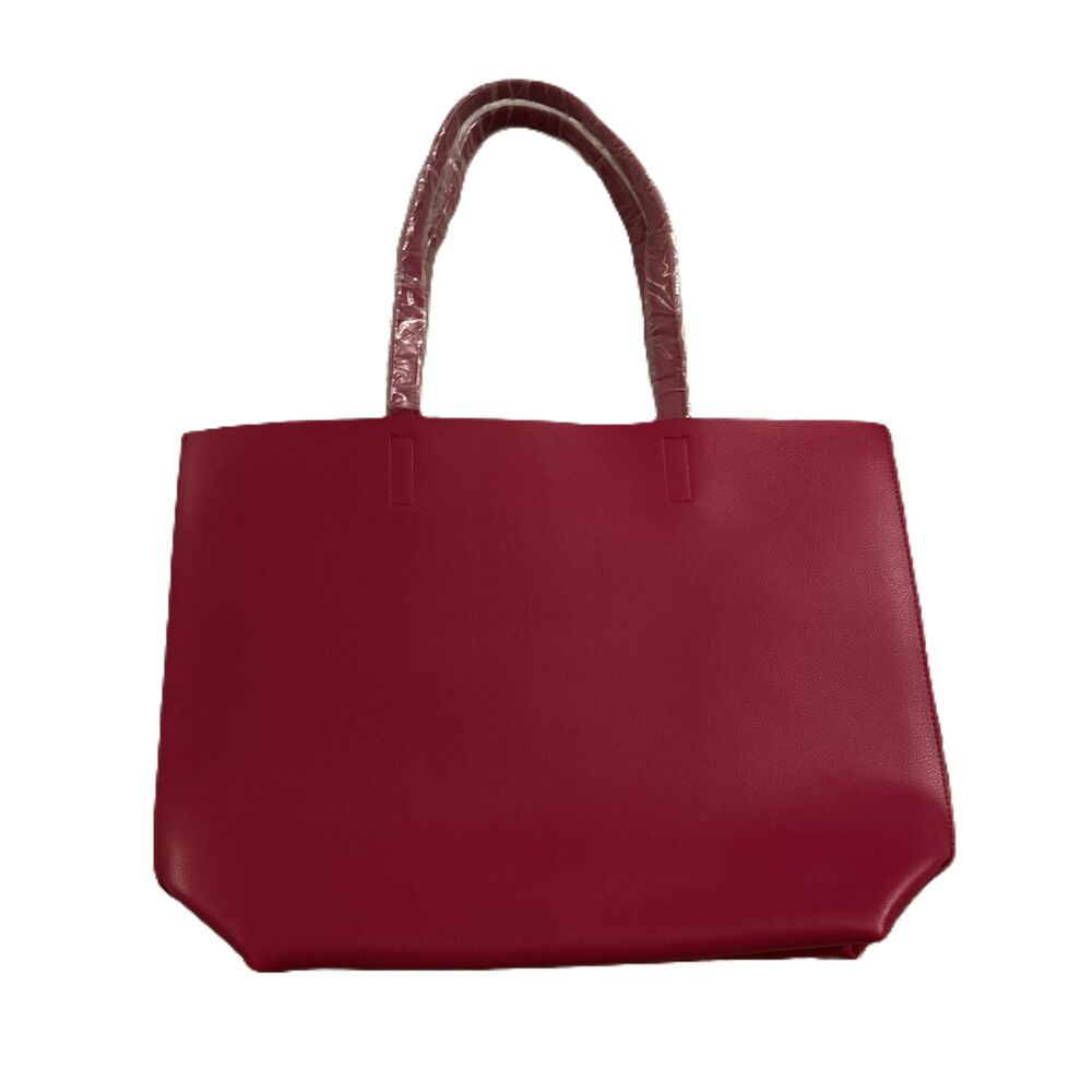 NWT Christian Siriano Pink Double Handle Glam Y2K Womens Tote Bag Size Large - Picture 2 of 6